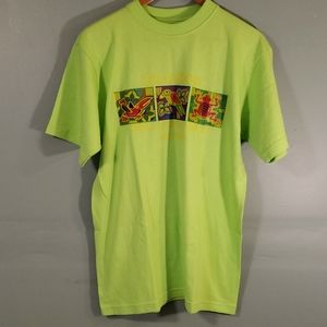 Columbia t shirt SZ L color green